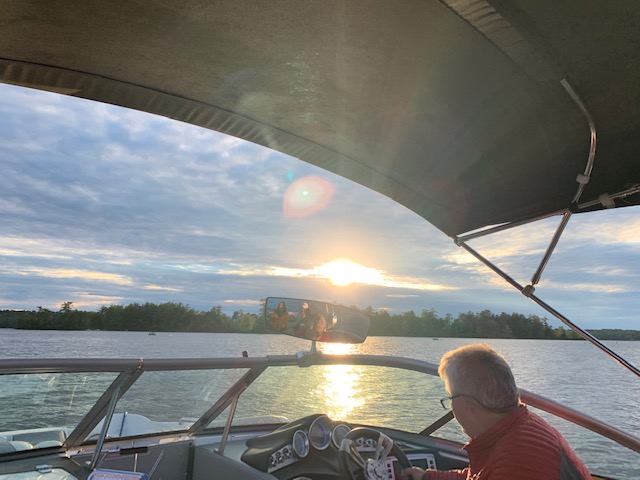 Setting out for a Winnipesaukee Sunset Cruise in the Mastercraft.