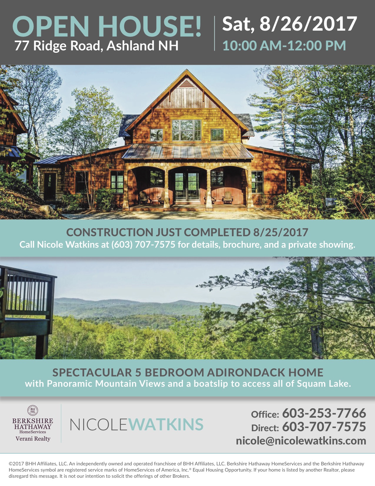 77 Ridge Road Open House Flier 2017