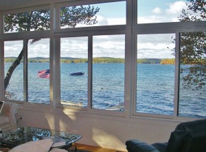 72 Catlin Estate Road on Winnipesaukee View out Windows