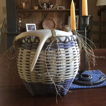 Basket weaving Colrain Massachusetts crafts