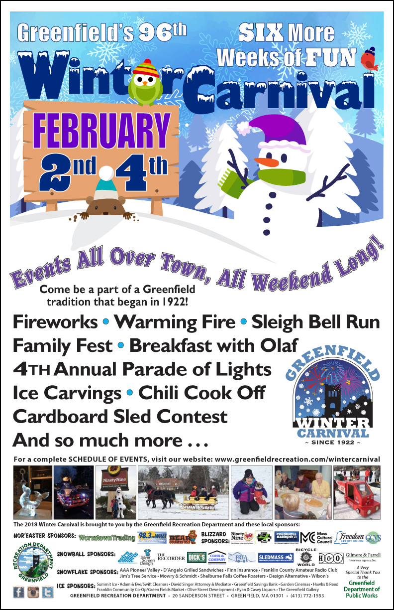Greenfield Winter Carnival February 2-4