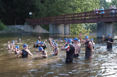 greenfield triathlon massachusetts swimming