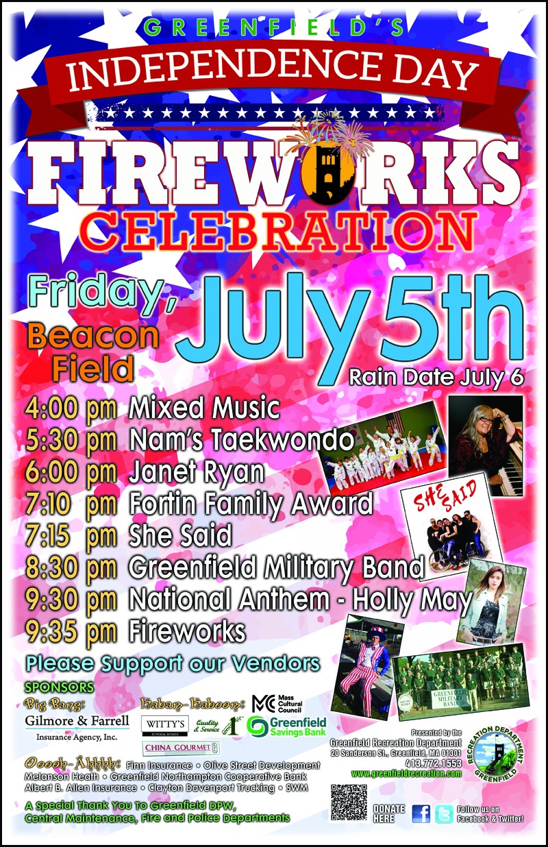 Greenfield's Independence Day Celebration and Fireworks