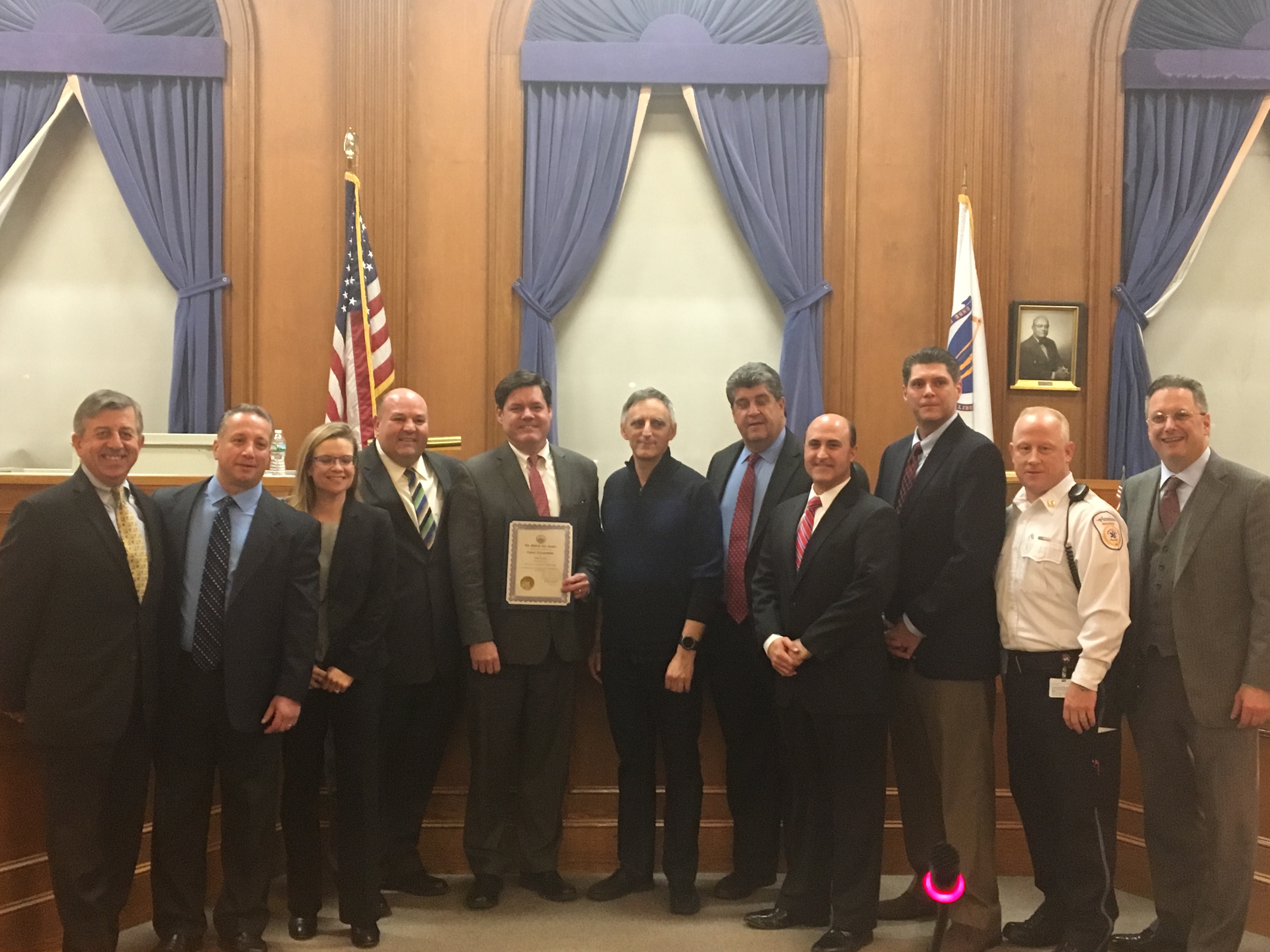Medford City Council for Life Saving Actions Performed on a Medford Resident