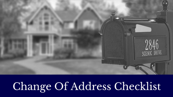 change of address checklist signature properties of vermont