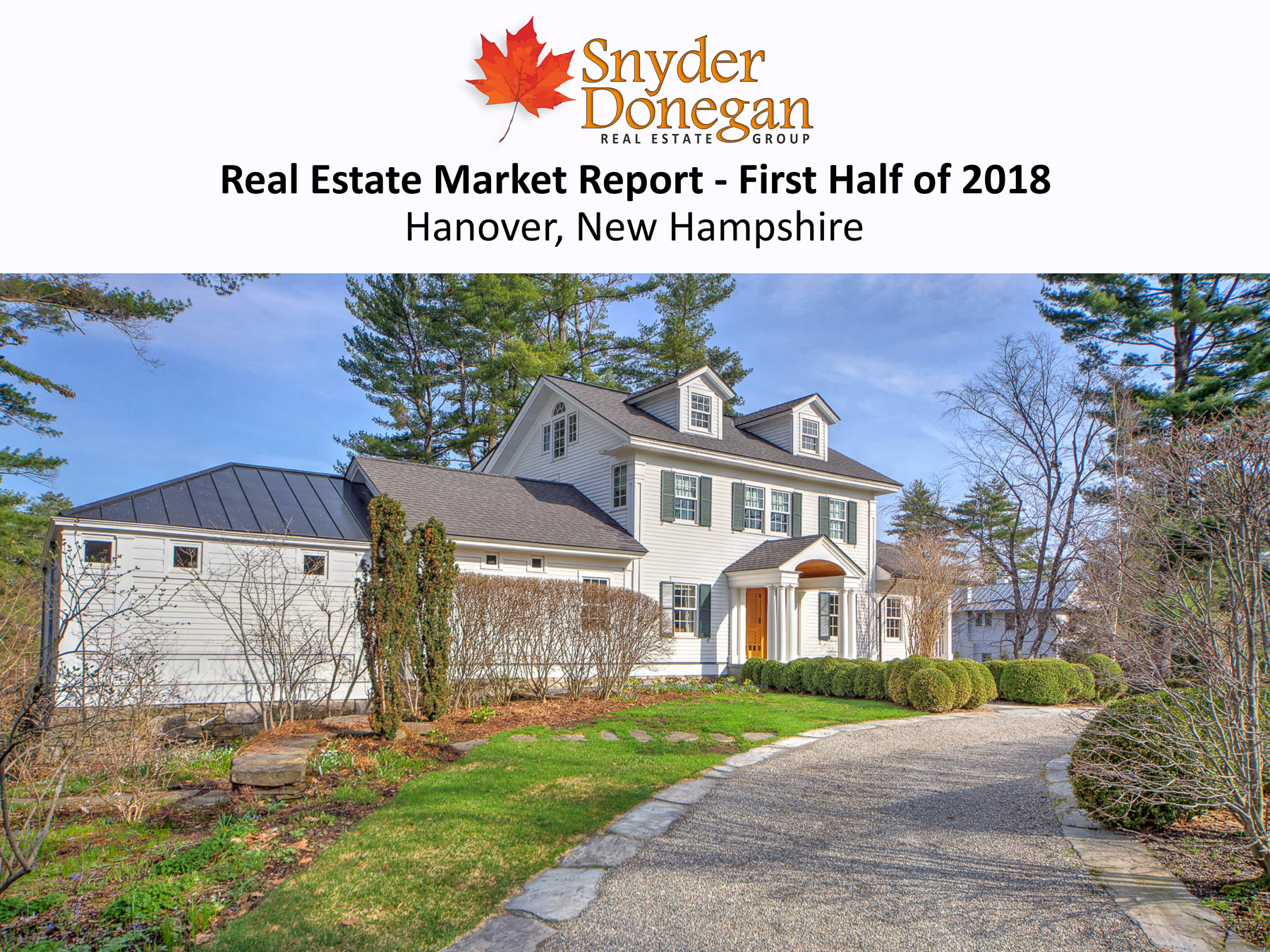 Hanover NH Real Estate Market Report - First Half of 2018
