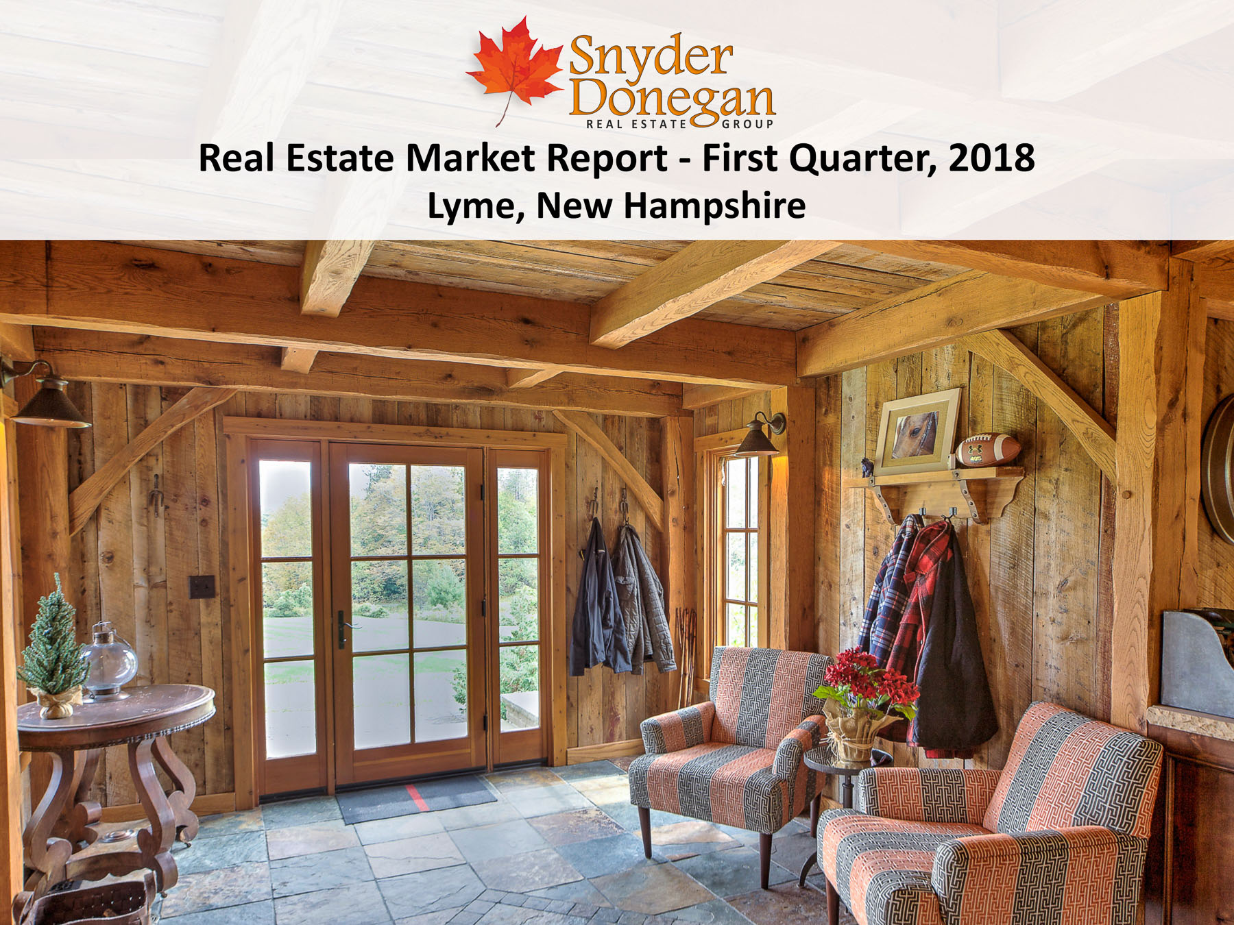 Lyme NH Real Estate Market - 1Q 2018 Cover Art