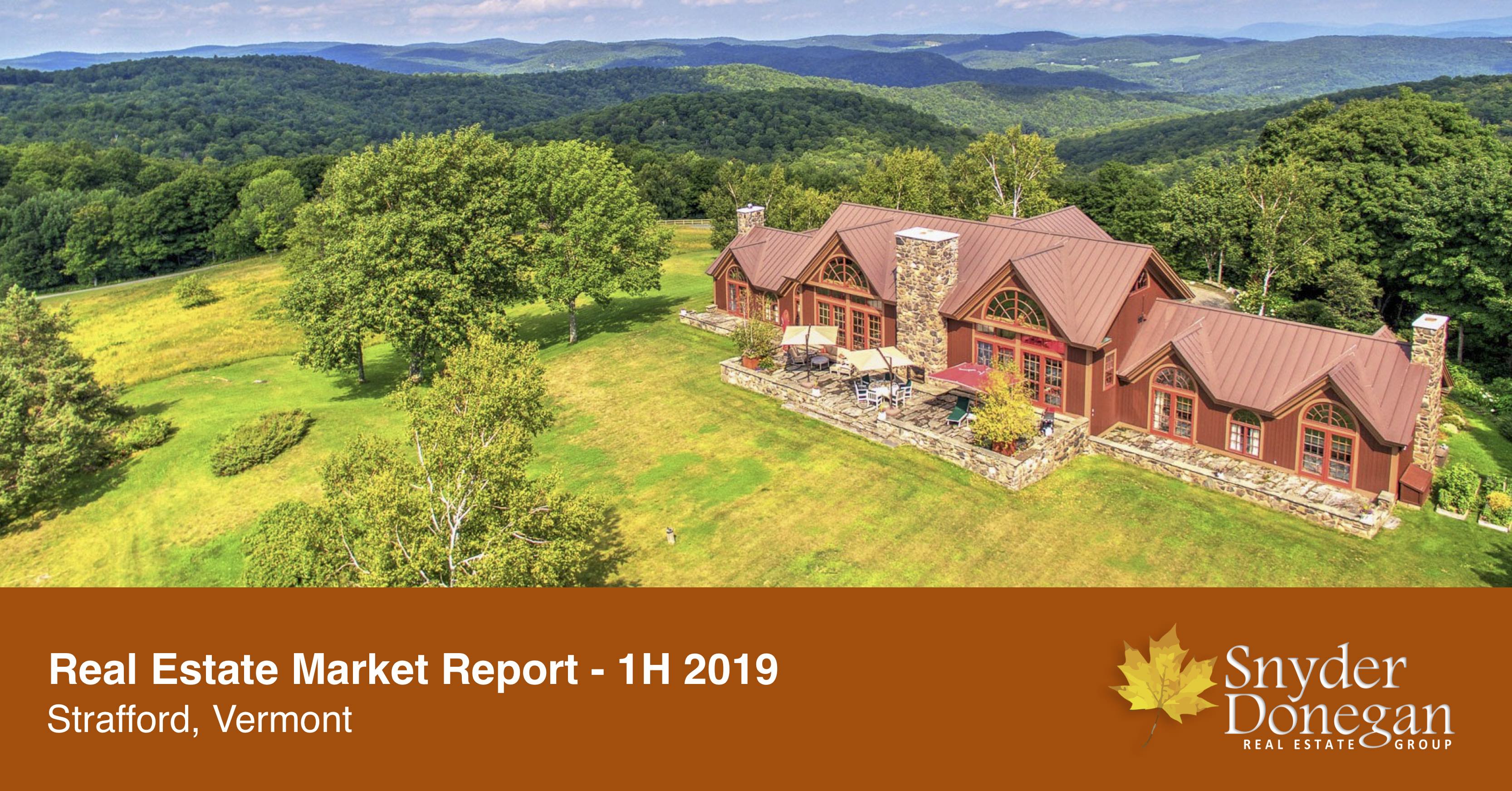 Strafford Vermont Real Estate Market Report First Half 2019