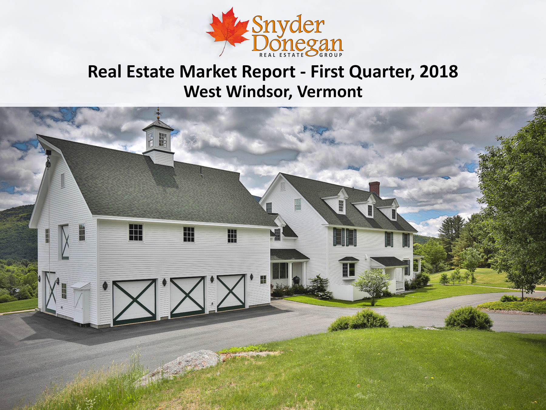 West Windsor VT Real Estate - 1Q 2018 Cover Art