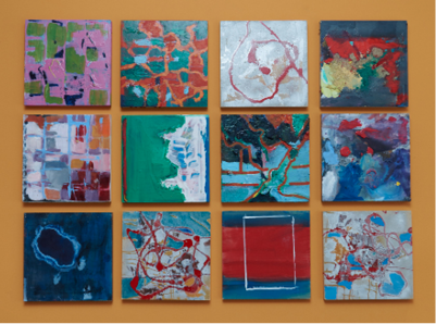 Abstract Paintings by Brendan O'Connell 