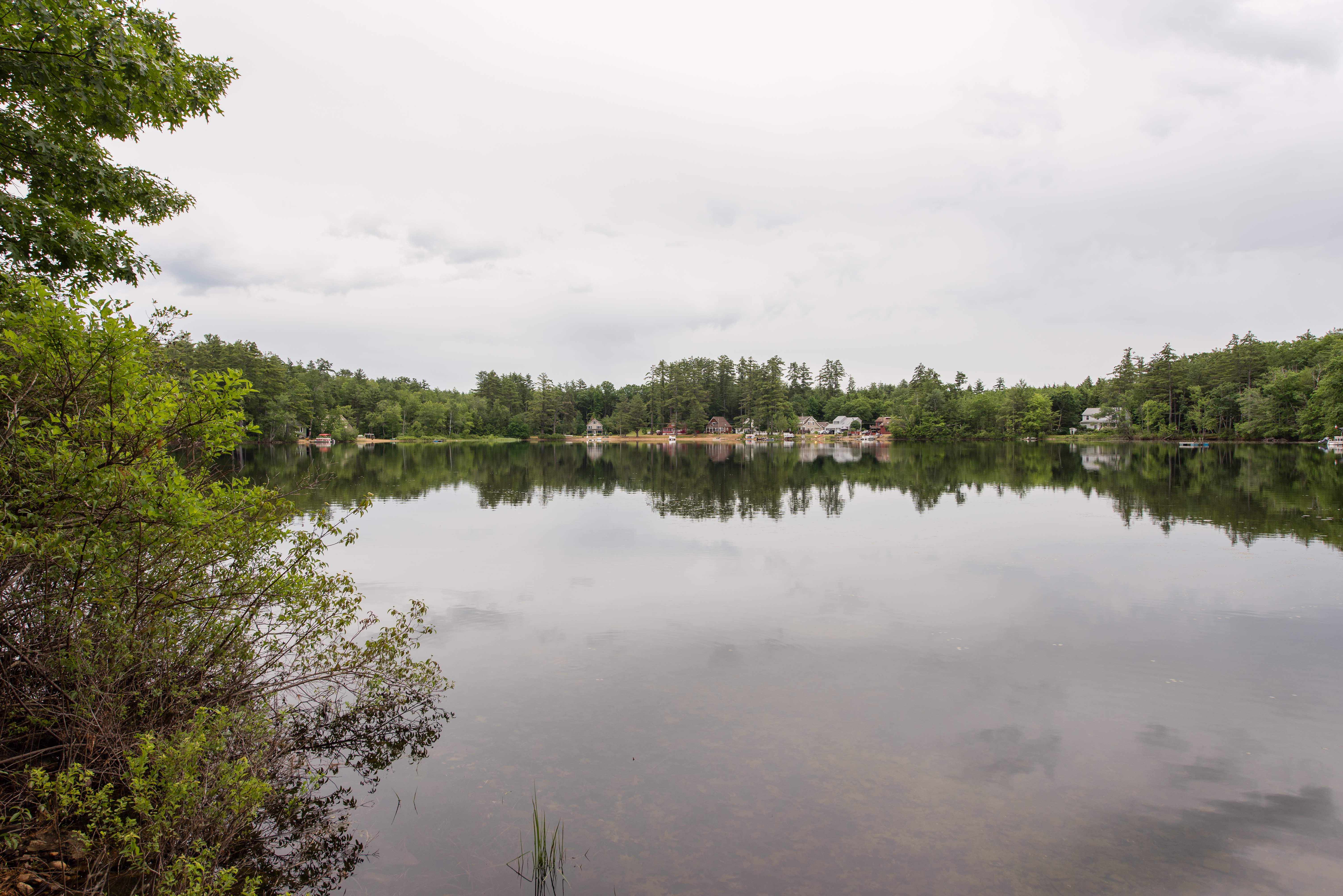 View from the year round home on silver lake in belmont nh 