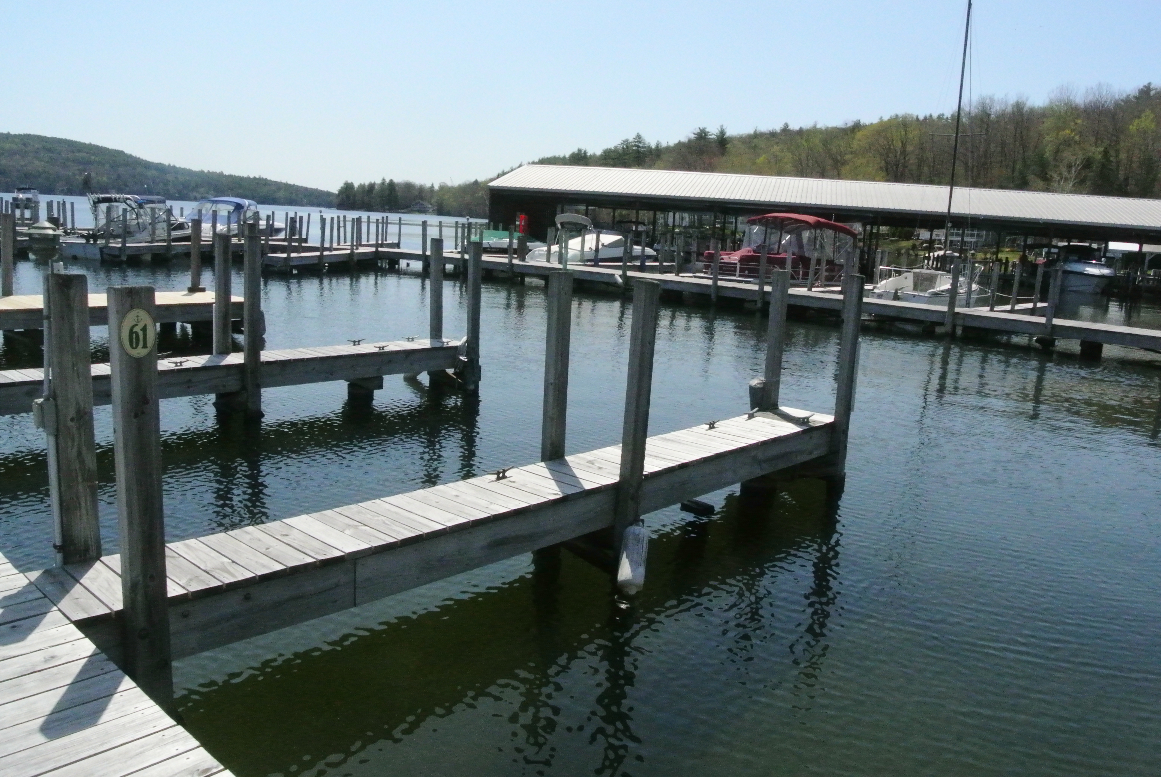 Dock for sale on Winnipesaukee - slip for sale 
