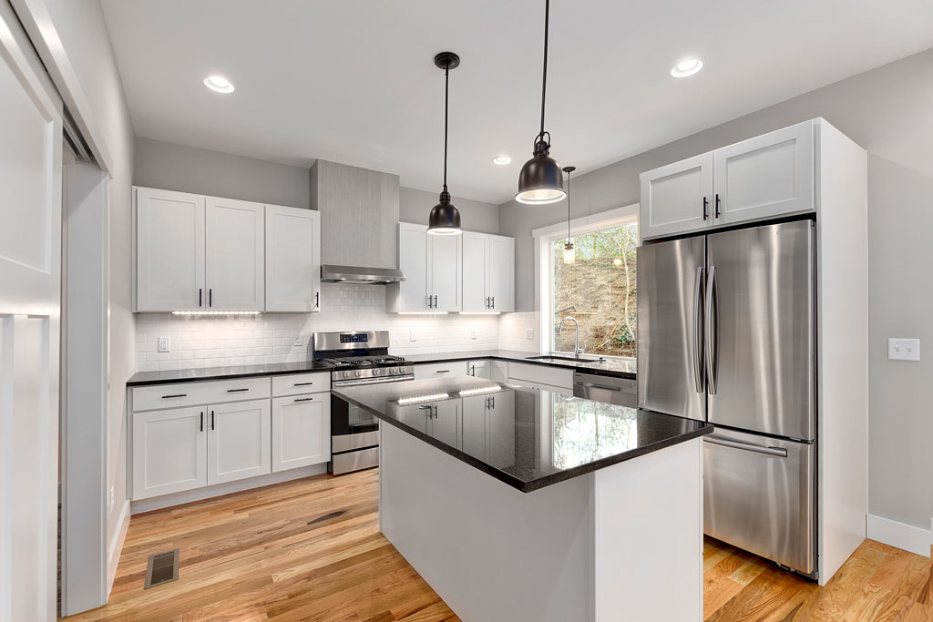 Gourmet Granite and Stainless Kitchen