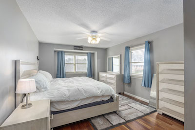 Staged Bedroom for Sale