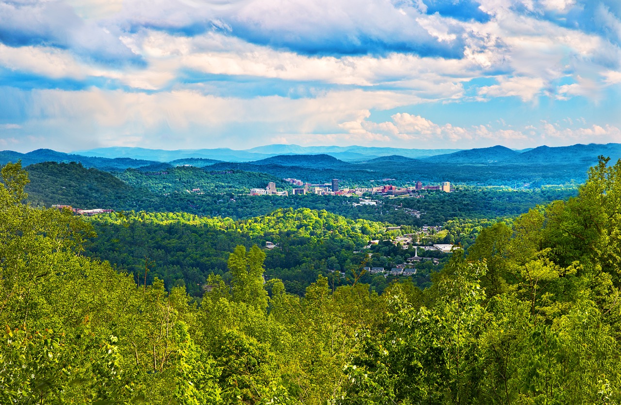 Ventana Asheville blue skies