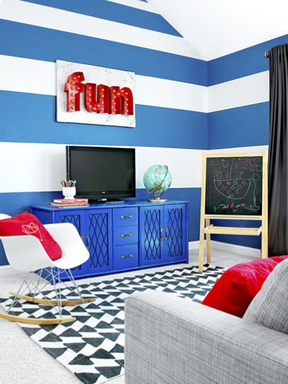 17 Impressive Striped Wall Paint Designs You'll Want to Bookmark