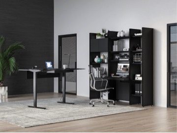 less storage needed in office space