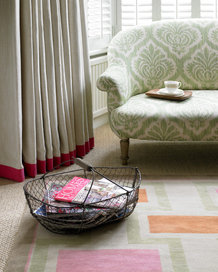 soft basket with magazines