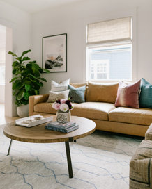 couch pillows coffee table