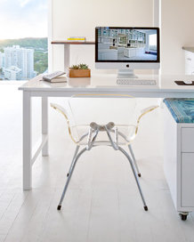 desktop computer desk and chair