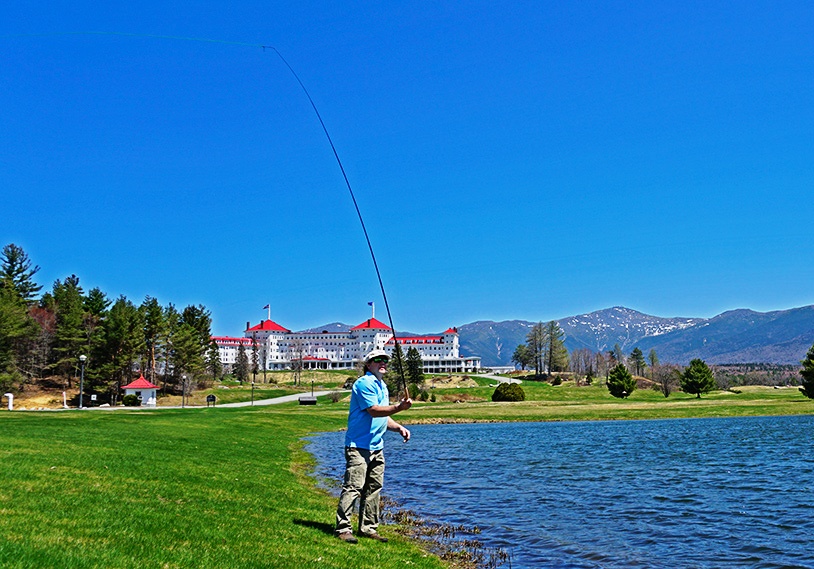 Fly Fishing at Bretton Woods, NH