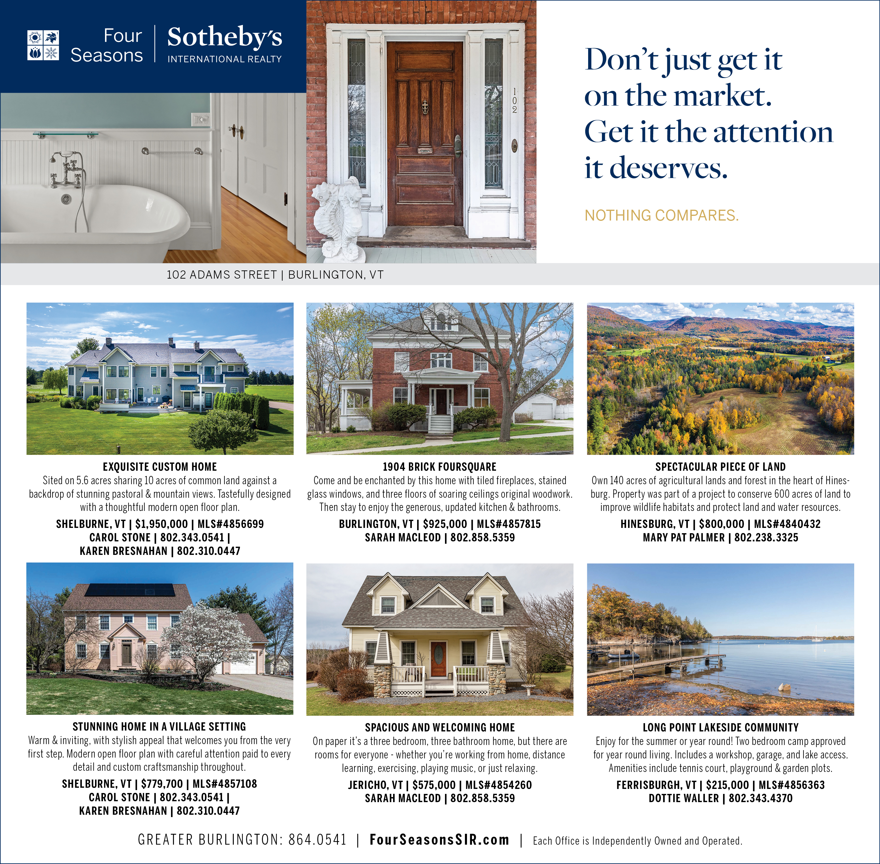 Don't just get it on the market. Get it the attention it deserves.