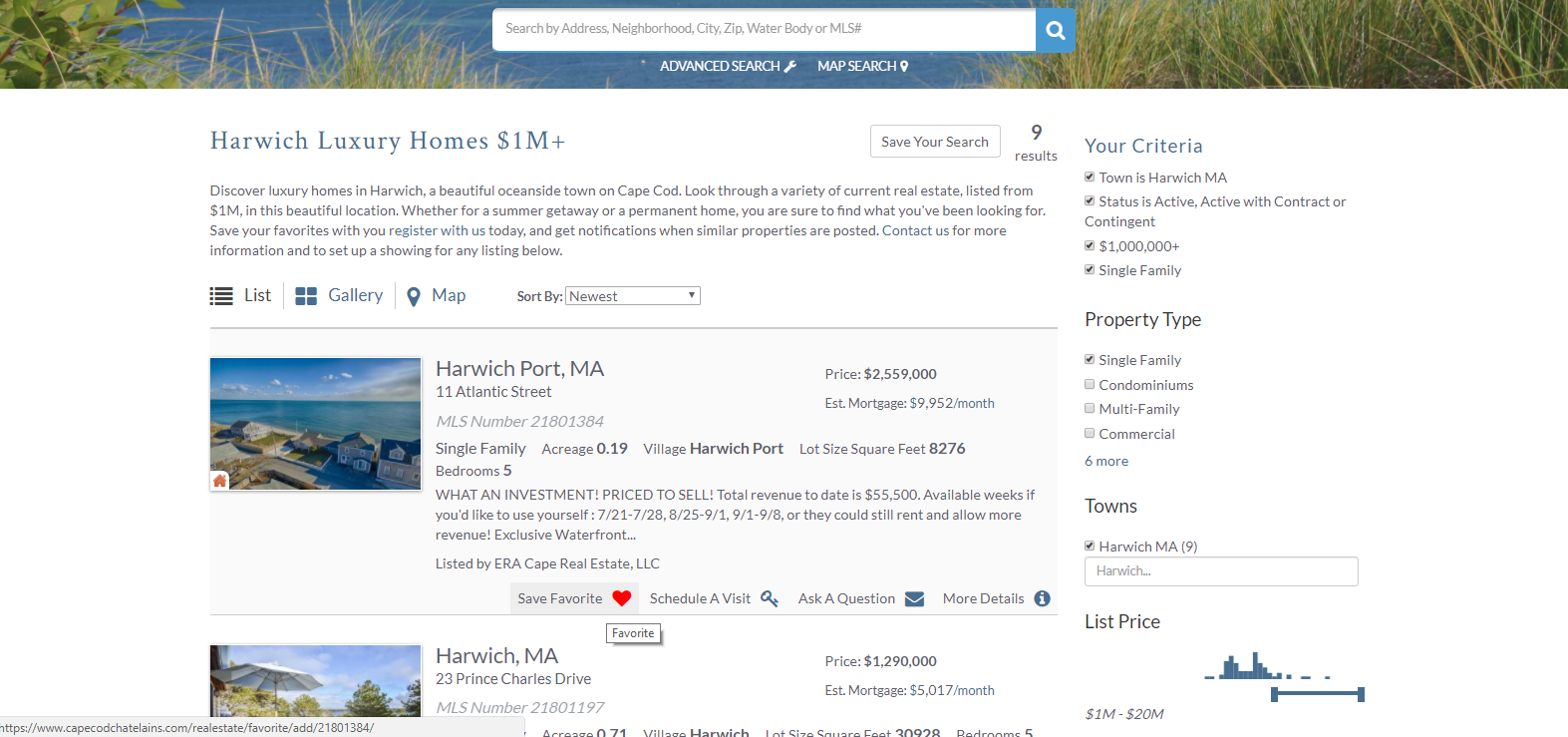 Luxury Harwich Screen Grab