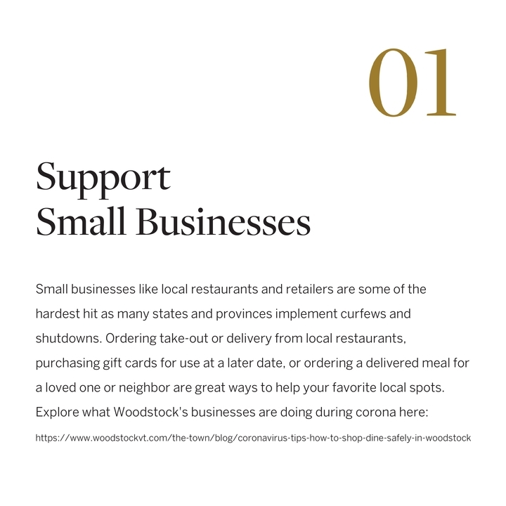 Support Small Businesses
