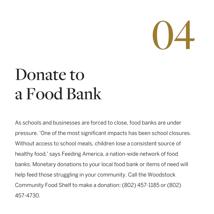 Donate to a Food Bank