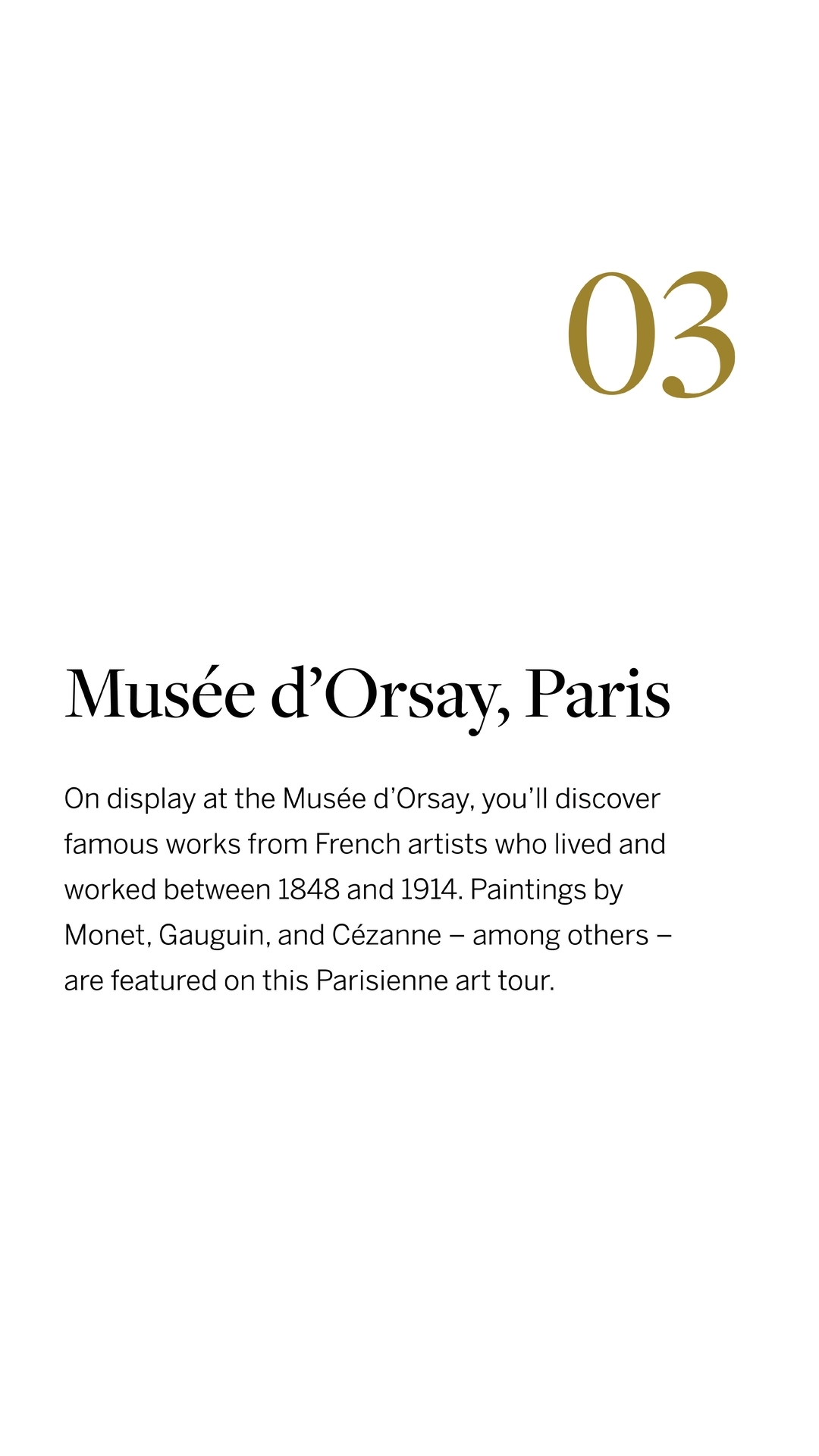 Musee d'Orsay, Paris