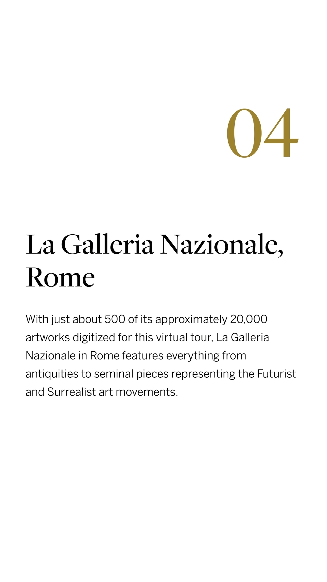 La Galleria Nazionale, Rome