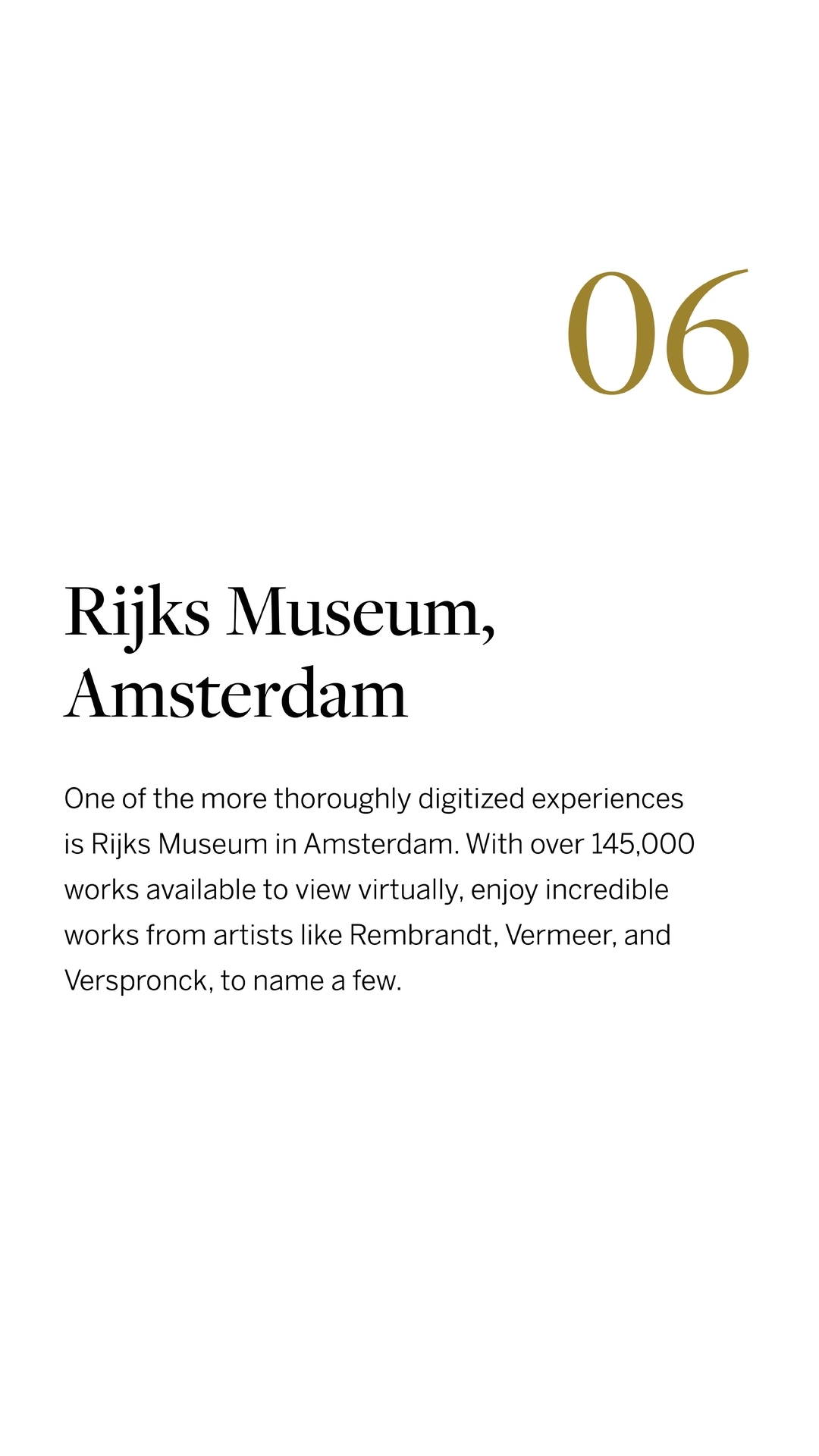 Rijks Museum, Amsterdam