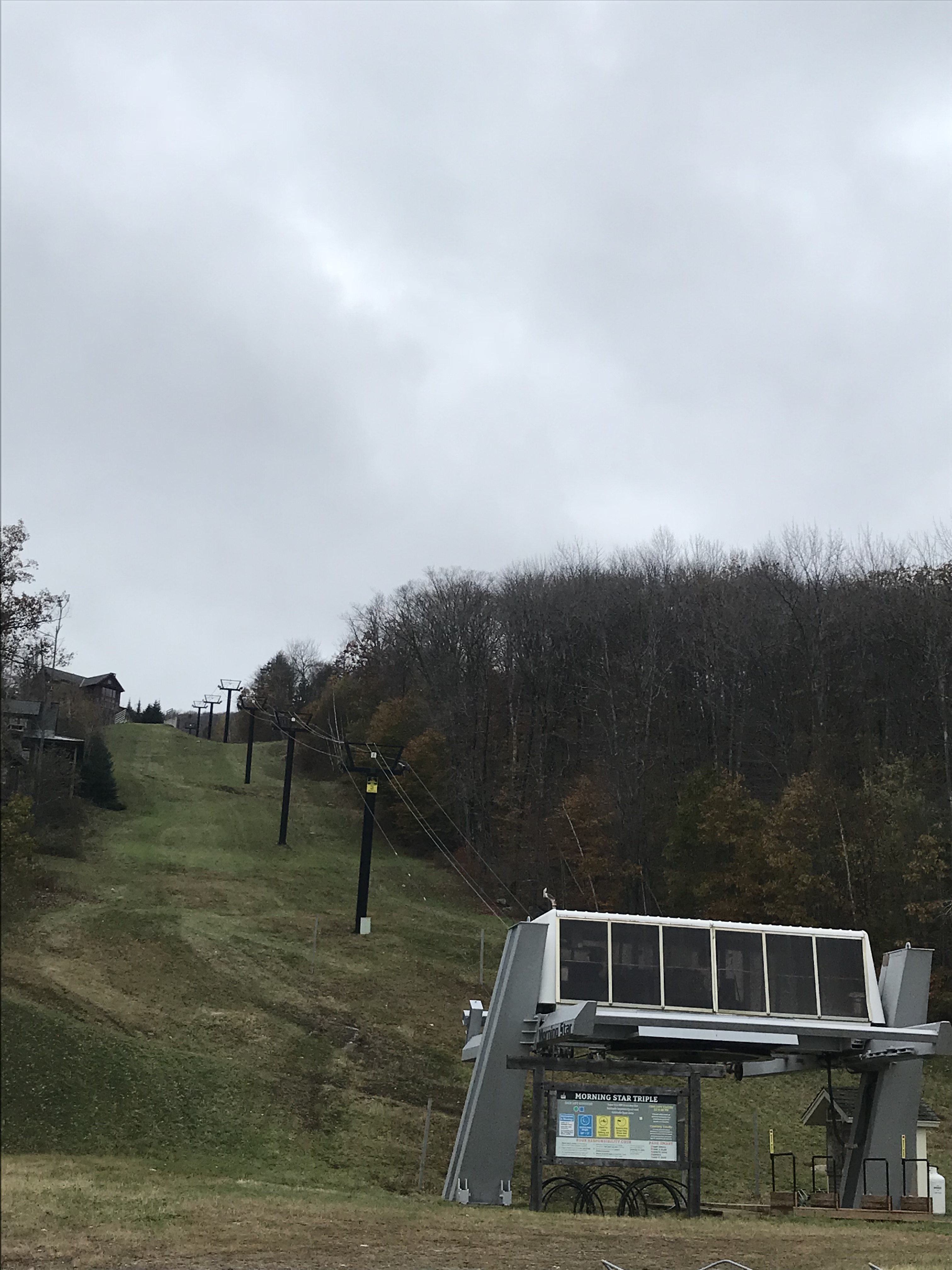 Ski Lift at Okemo Mountain
