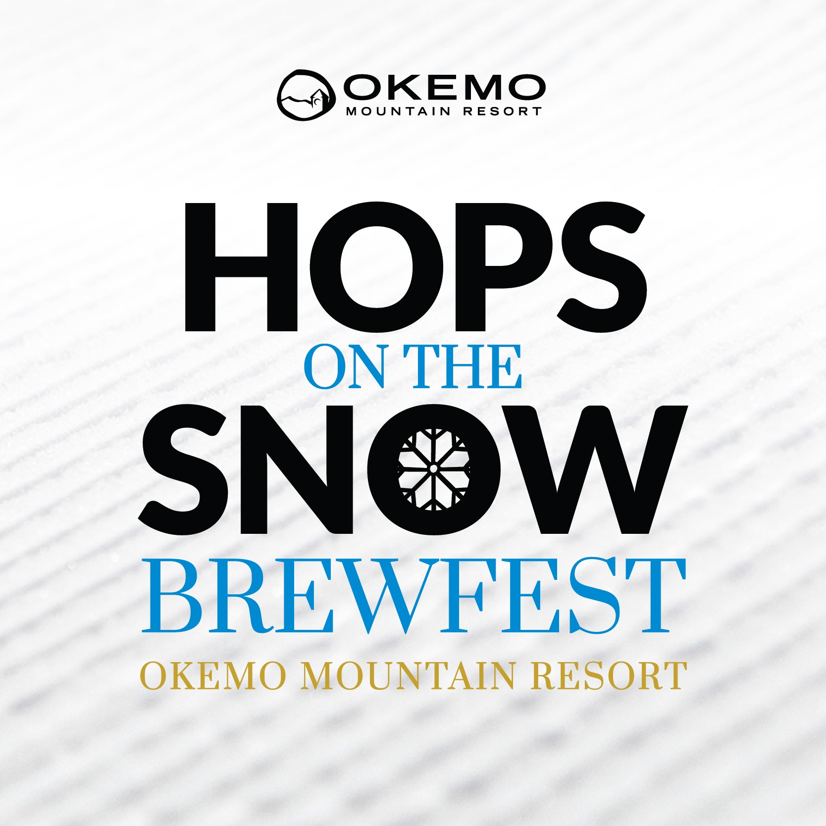 Hops on the Snow Brewfest poster