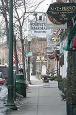 Downtown Woodstock Vermont