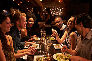 People in a Restaurant