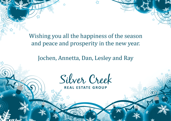 Wishing you happiness, peace and prosperity in the new year