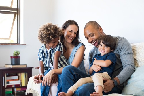 Happy Family of Homeowners