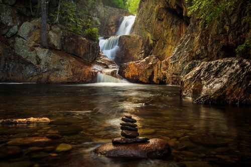 Waterfall in Central Maine