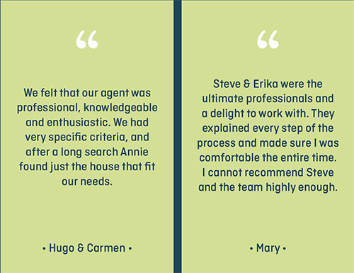 The Home Advantage Team Client Testimonials