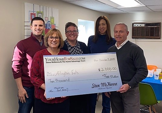 $2000 in donations to Arlington Eats