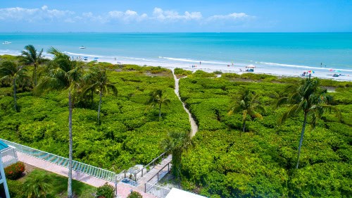 Sanibel Island Florida Aerial View