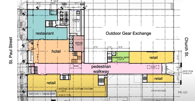 a schematic design of CityPlace Burlington Phase 2