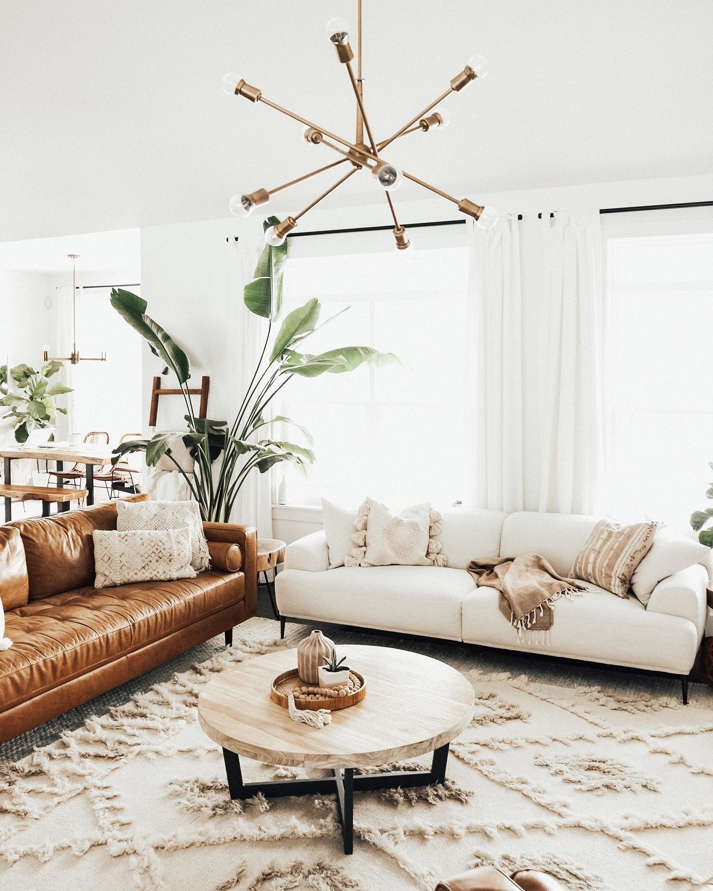 Clean and white living room- staging your home