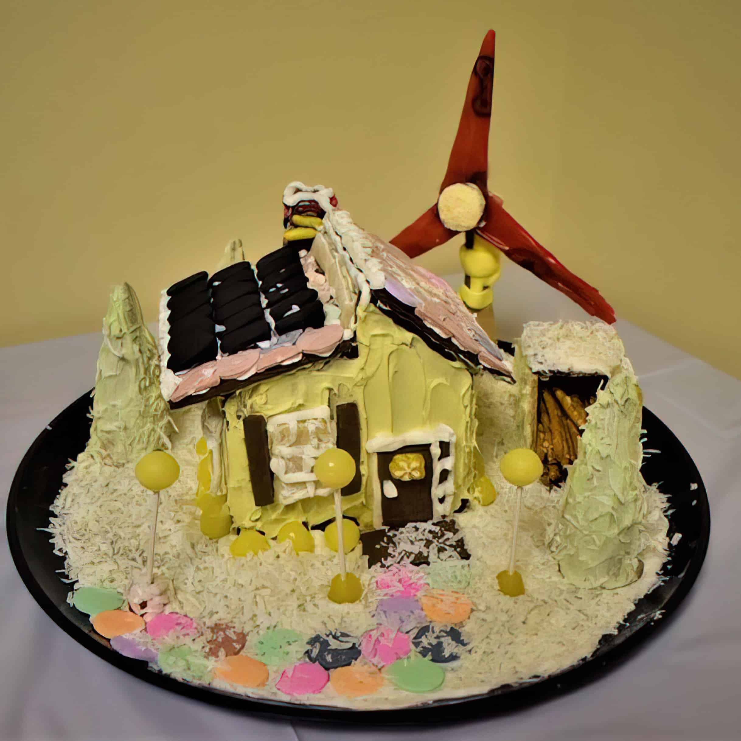 Delap's gingerbread abode from 2021.