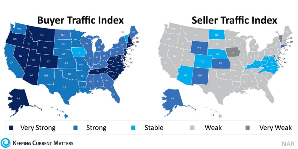 Buyer & Seller Traffic Index Maps