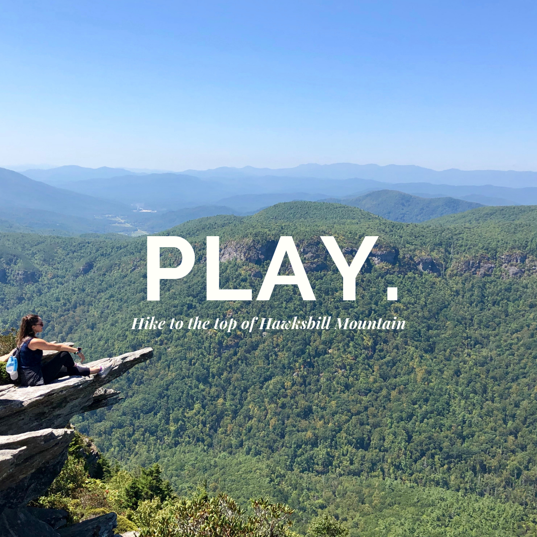 Hawksbill Mountain Hiking Western NC