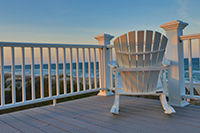 Front Deck With Water Views- DE Waterfront Property For Sale