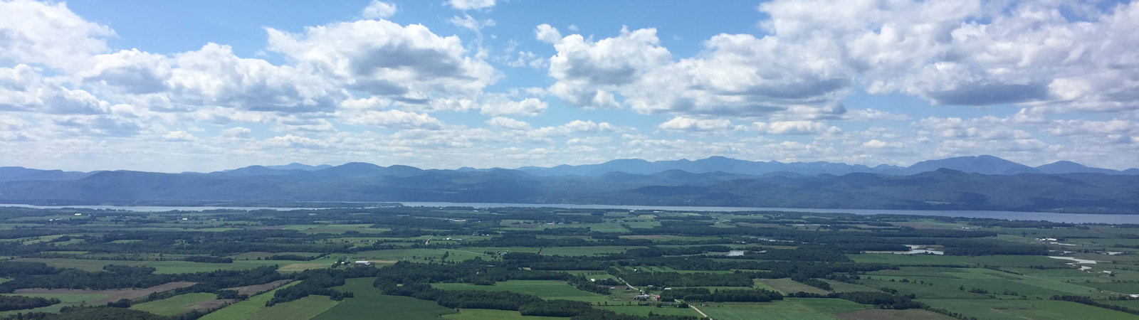 Skyline Along Mountain Range