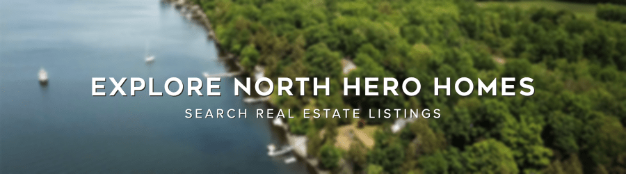 Search Real Estate Listings in North Hero Vermont Graphic
